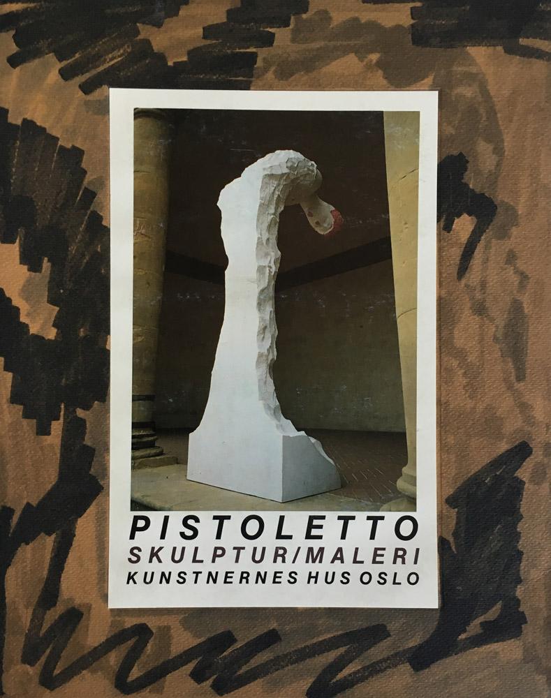 PISTOLETTO SKULPTUR/Malerei /  Kunstnernes Hus Oslo 1986